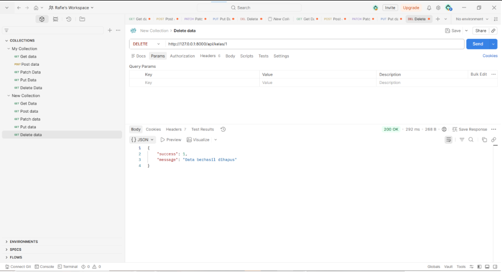 Struktur Tabel phpMyAdmin
