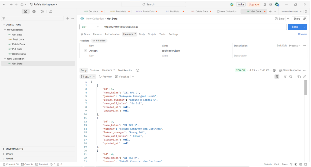 Struktur Tabel phpMyAdmin