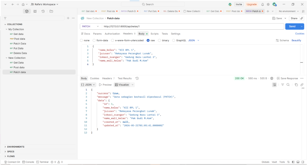 Struktur Tabel phpMyAdmin