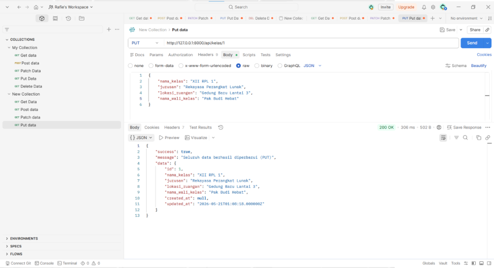 Struktur Tabel phpMyAdmin